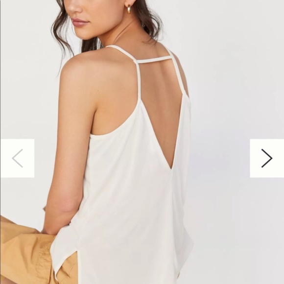 Anthropologie Eri + Ali Sheer Open Back Pullover Tank - Picture 1 of 4
